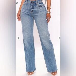 Fashion Nova Women's Straight Leg Jeans